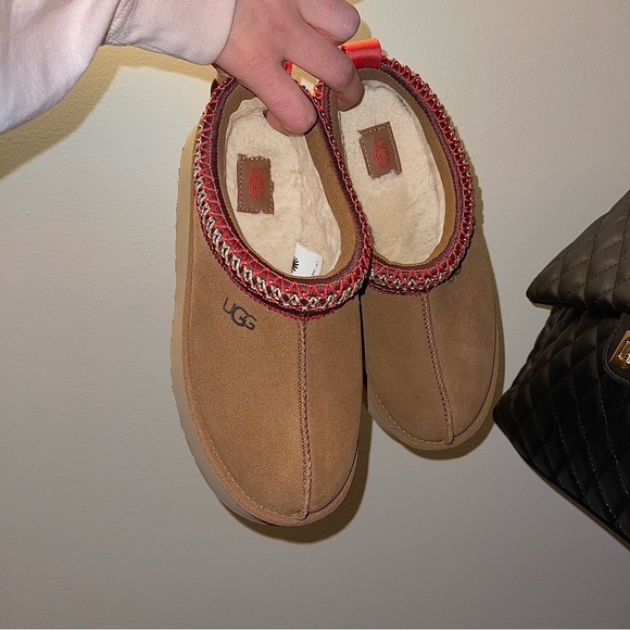 UGG Tazz Platform Slipper Chestnut size 5womens (New) - Picture 4 of 8